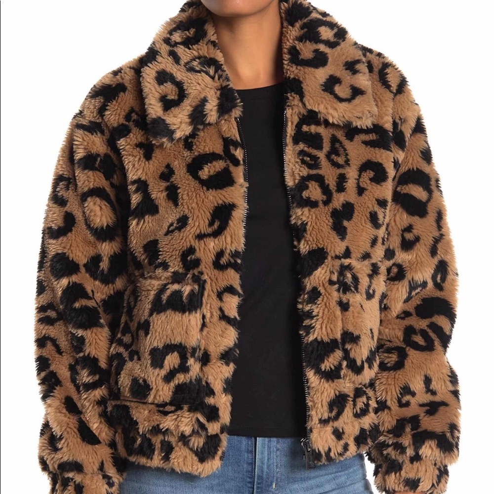 Avec Les Filles Leopard Jacket